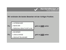 Tablet Screenshot of karrieredesign.at